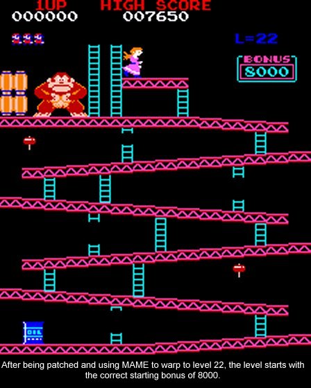 Donkey Kong Kill Screen fixed