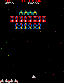 Galaga Stage 0 Medium Skill