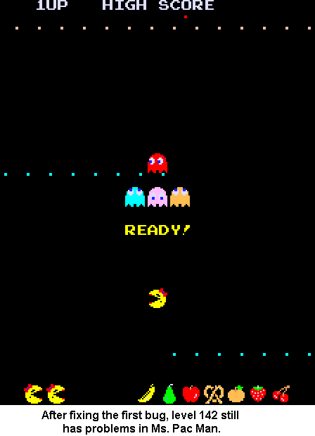 Ms. Pac Man Level 142